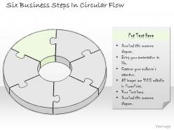 1814 business ppt diagram six business steps in circular flow powerpoint template