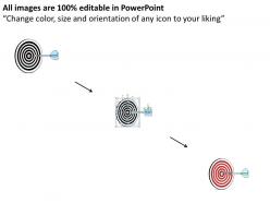 1814 business ppt diagram target dart for business and sales powerpoint template