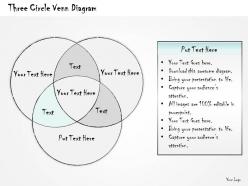 1814 business ppt diagram three circle venn diagram powerpoint template