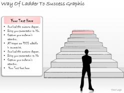 1814 business ppt diagram way of ladder to success graphic powerpoint template