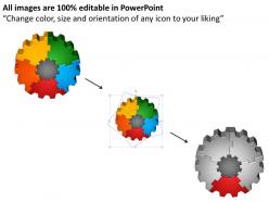 89660292 style variety 1 gears 6 piece powerpoint presentation diagram infographic slide