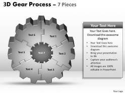 54949127 style variety 1 gears 7 piece powerpoint presentation diagram infographic slide