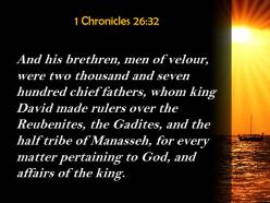 1 chronicles 26 32 god and for the affairs powerpoint church sermon