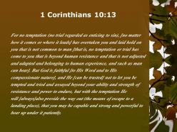 1 corinthians 10 13 will also provide a way powerpoint church sermon