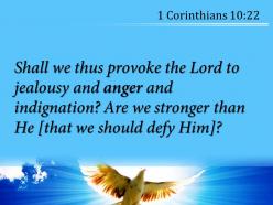 1 corinthians 10 22 are we trying to arouse powerpoint church sermon