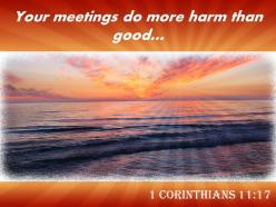 1 corinthians 11 17 your meetings do more powerpoint church sermon