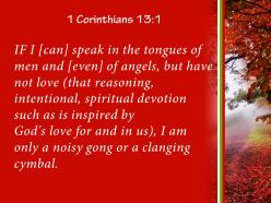 1 corinthians 13 1 i am only a resounding gong powerpoint church sermon