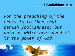 1 corinthians 1 18 the message of the cross powerpoint church sermon