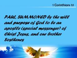 1 corinthians 1 1 the will of god and our powerpoint church sermon