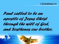 1 corinthians 1 1 the will of god and our powerpoint church sermon