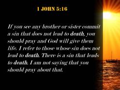 1 john 5 16 god will give them life powerpoint church sermon