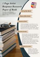 1 page artist response research paper of book presentation report infographic ppt pdf document