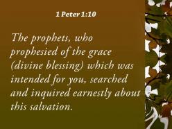 1 peter 1 10 the grace that was to come powerpoint church sermon