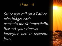 1 peter 1 17 your time as foreigners here powerpoint church sermon