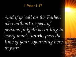 1 peter 1 17 your time as foreigners here powerpoint church sermon