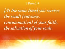 1 peter 1 9 the salvation of your souls powerpoint church sermon