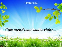 1 peter 2 14 commend those who do right powerpoint church sermon