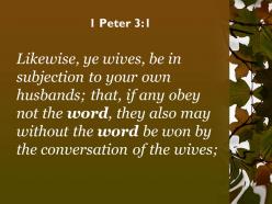 1 peter 3 1 if any of them do not powerpoint church sermon