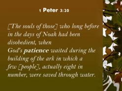 1 peter 3 20 the ark was being built powerpoint church sermon