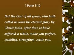 1 peter 5 10 you and make you strong powerpoint church sermon