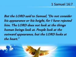 1 samuel 16 7 the things human beings powerpoint church sermon