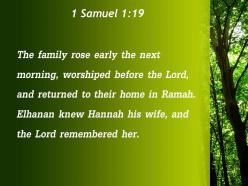 1 samuel 1 19 love to his wife hannah powerpoint church sermon