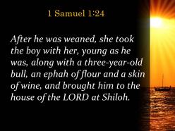 1 samuel 1 24 the house of the lord powerpoint church sermon