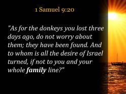 1 samuel 9 20 if not to you and your powerpoint church sermon