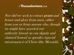1 thessalonians 2 6 we could have asserted our prerogatives powerpoint church sermon