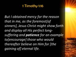 1 timothy 1 16 the worst of sinners powerpoint church sermon