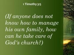 1 timothy 3 5 i am the lord your god powerpoint church sermon