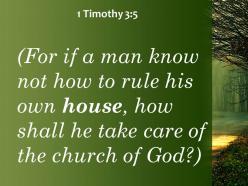 1 timothy 3 5 i am the lord your god powerpoint church sermon