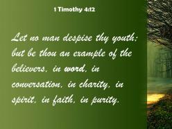 1 timothy 4 12 love in faith and in purity powerpoint church sermon