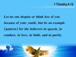 1 timothy 4 12 you because you are young powerpoint church sermon