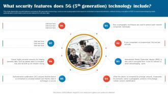1G To 5G Technology What Security Features Does 5G 5th Generation Technology Include