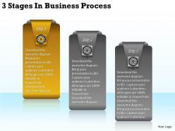 2013 business ppt diagram 3 stages in business process powerpoint template