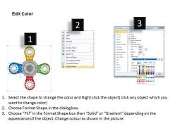 69509157 style circular hub-spoke 4 piece powerpoint presentation diagram infographic slide