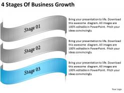 2013 business ppt diagram 4 stages of business growth powerpoint template