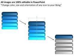 2013 business ppt diagram 5 boxes to display information powerpoint template