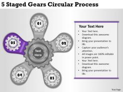 29887677 style circular hub-spoke 5 piece powerpoint presentation diagram infographic slide