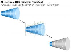 2013 business ppt diagram 6 staged horizontal funnel process powerpoint template