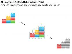 2013 business ppt diagram 6 staged lego design process powerpoint template