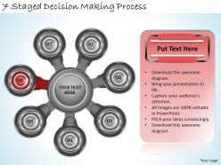 2013 business ppt diagram 7 staged decison making process powerpoint template