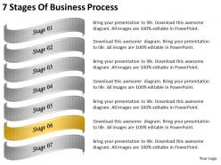 2013 business ppt diagram 7 stages of business process powerpoint template
