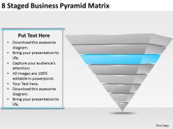 2013 business ppt diagram 8 staged business pyramid matrix powerpoint template