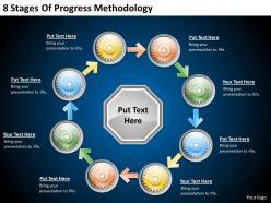 2013 Business Ppt Diagram 8 Stages Of Progress Methodology Powerpoint Template
