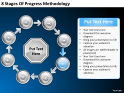 2013 business ppt diagram 8 stages of progress methodology powerpoint template