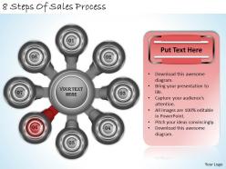 45050334 style circular hub-spoke 8 piece powerpoint presentation diagram infographic slide