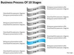 2013 business ppt diagram business process of 10 stages powerpoint template
