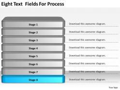 2013 business ppt diagram eight text fields for process powerpoint template